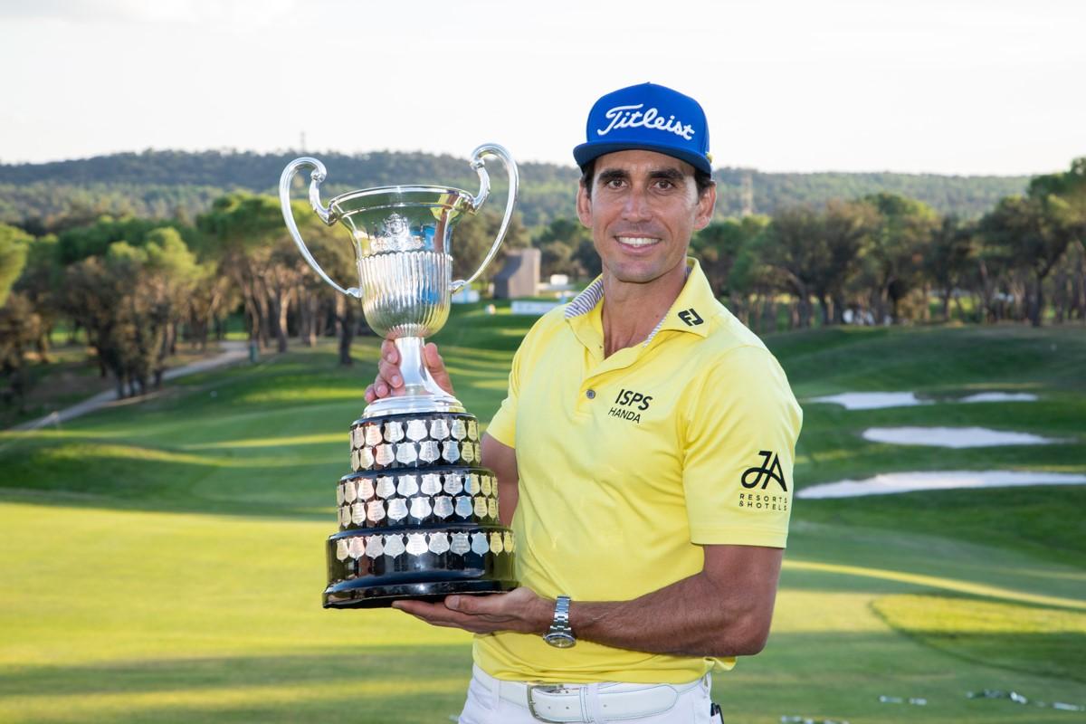 Rafael Cabrera Bello, campeón Acciona Open de España presented by Madrid. Foto: Miguel Ros / CCVM