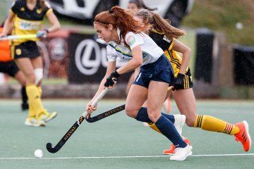 Begoña García, en el partido contra el Atlètic Terrassa. Foto: RFEH