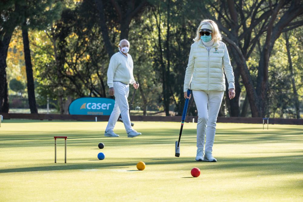 Partido de croquet durante el Campeonato Inauguración CCVM de Croquet. Foto: Miguel Ros