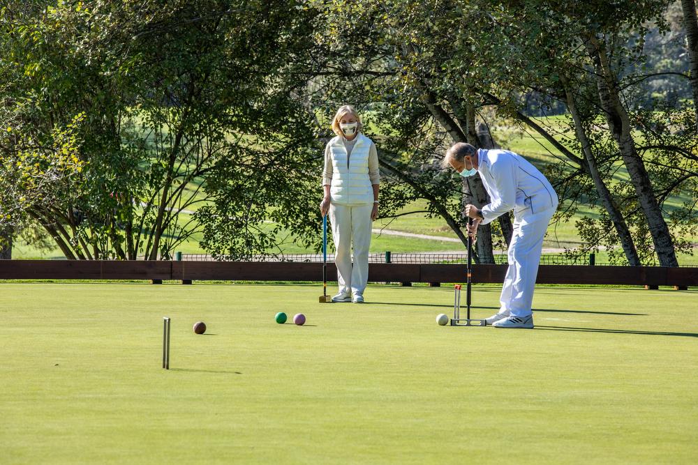 Croquet en el Club de Campo Villa de Madrid. Foto: Miguel Ros / CCVM 