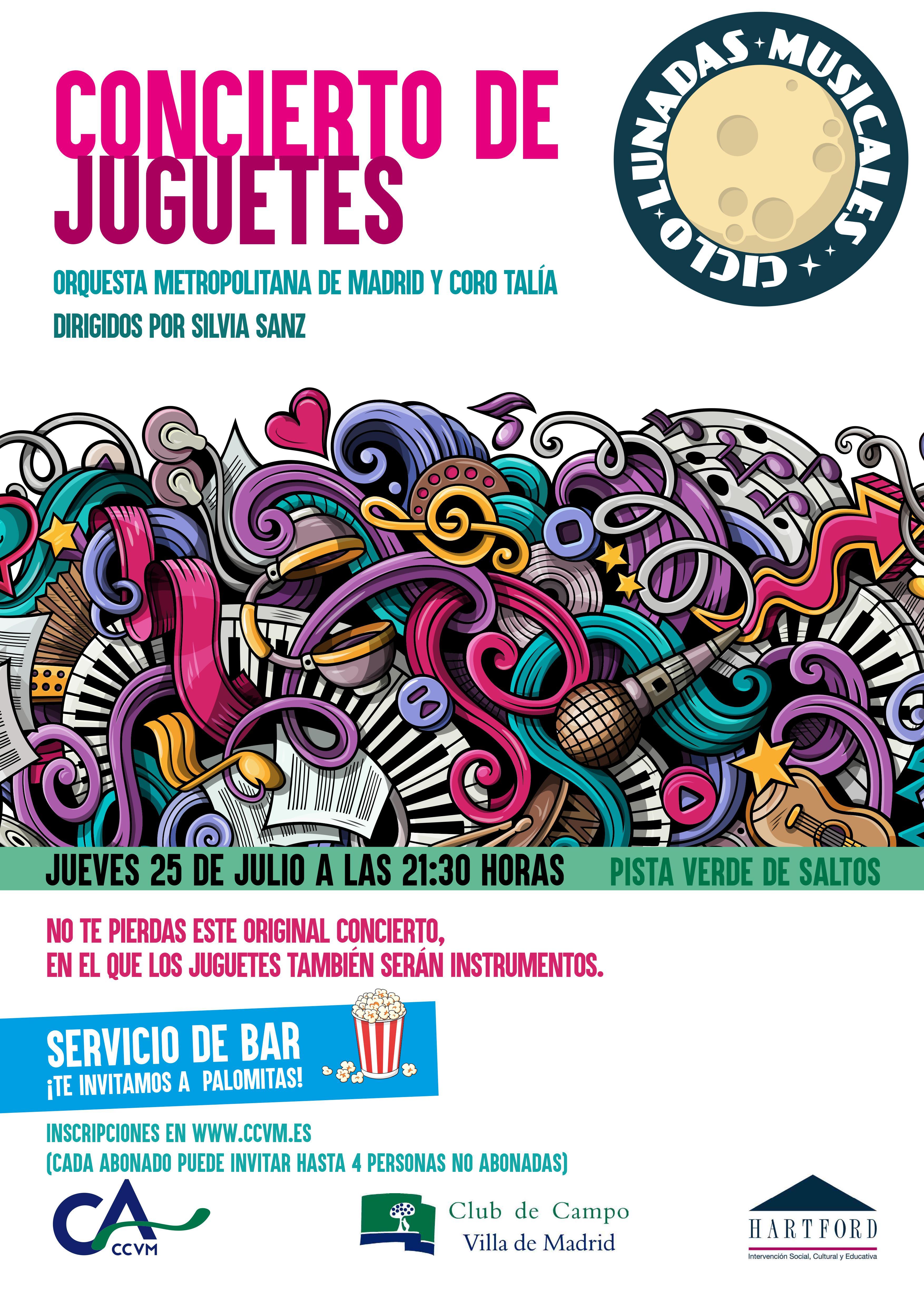 Cartel Concierto de Juguetes 2019