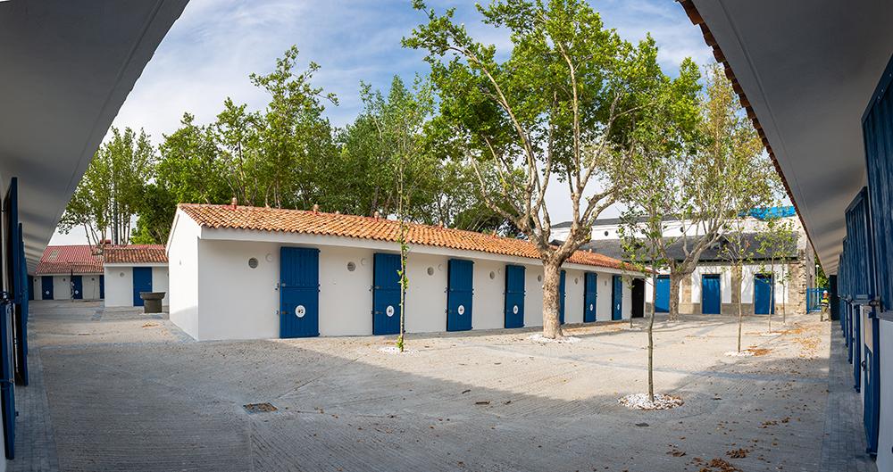 Zona de cuadras del Club de Campo Villa de Madrid.