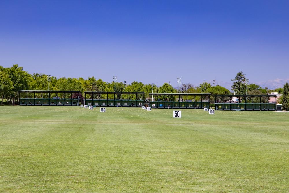 Campo de prácticas de golf del Club de Campo Villa de Madrid.