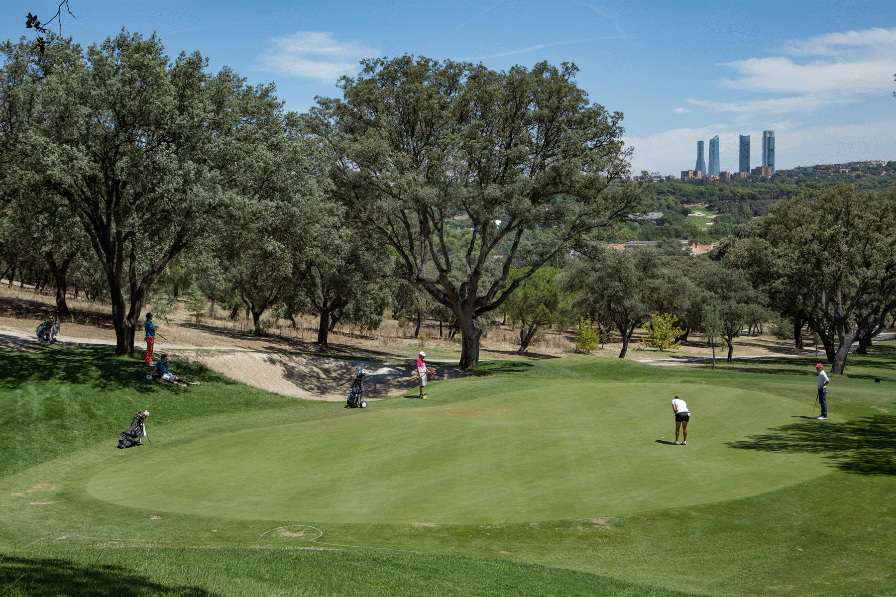 Campo de golf del Club de Campo Villa de Madrid.