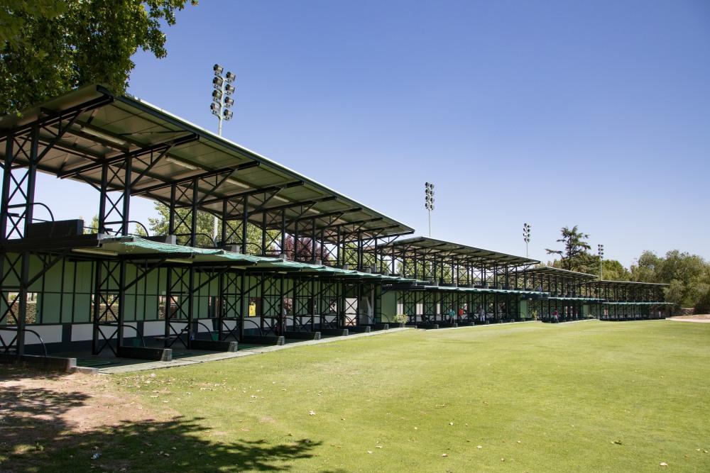 Campo de prácticas de golf del Club de Campo Villa de Madrid.