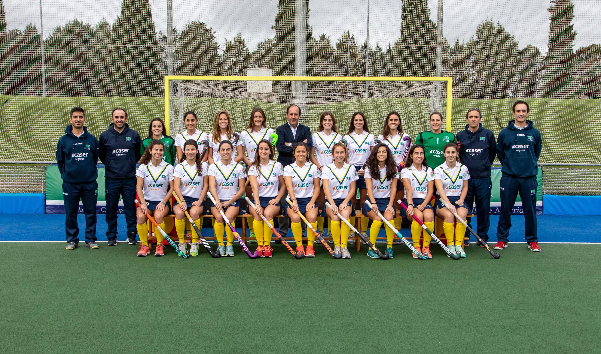 Plantilla del Club de Campo femenino de hockey. Temporada 2019-2020