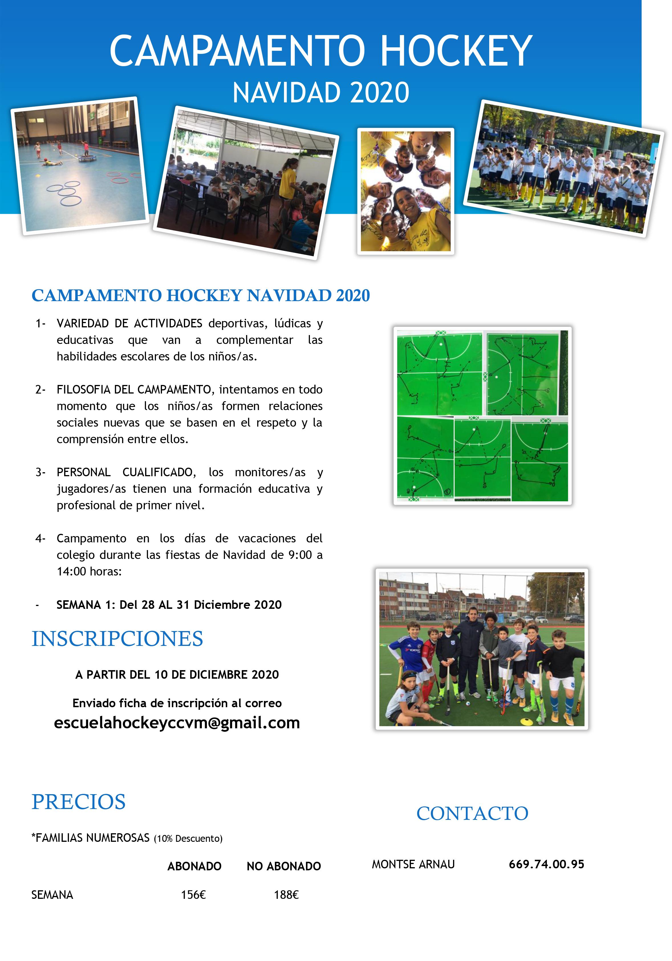 Campamento Hockey Navidad 2020