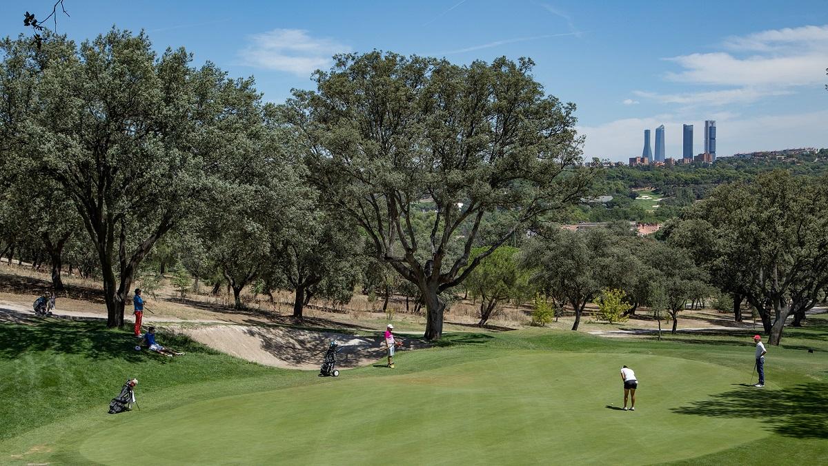 Golf en el Club de Campo Villa de Madrid.