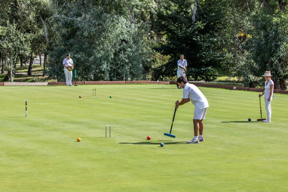 Croquet en el Club de Campo Villa de Madrid. Foto: Miguel Ros / CCVM