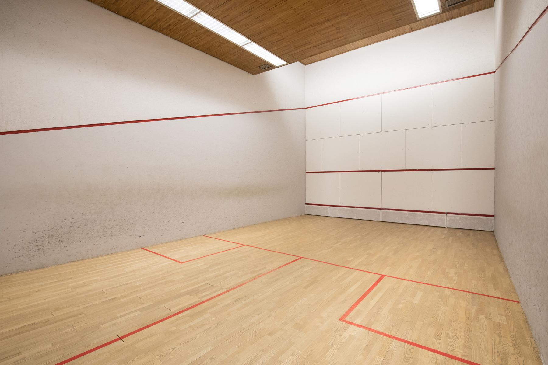 Pista de squash del Club de Campo Villa de Madrid.