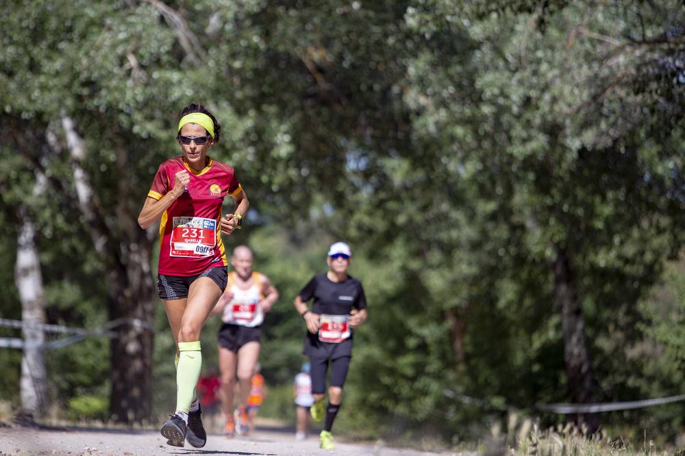 Participantes del Trail, en pleno esfuerzo. Foto: Miguel Ros