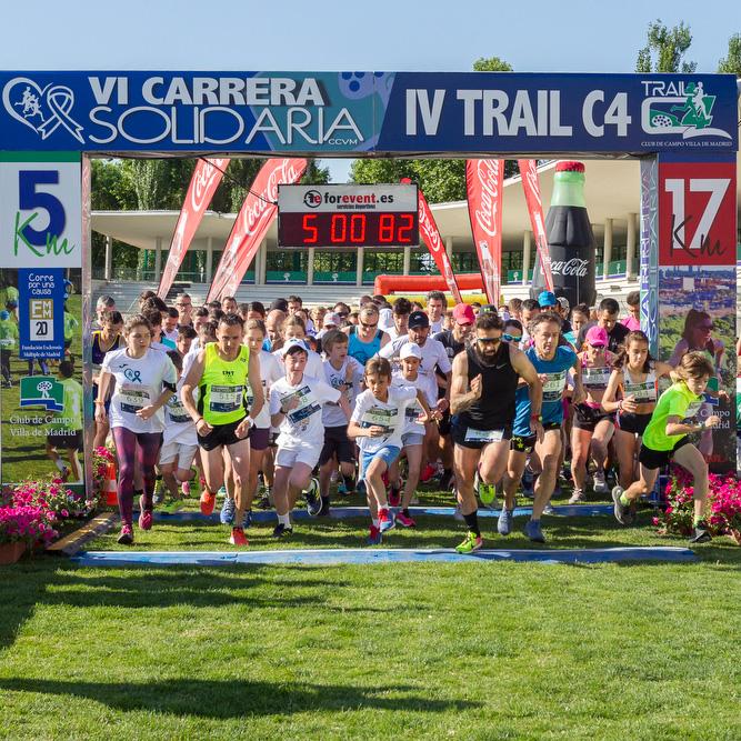Salida de la VI Carrera Solidaria del Club de Campo 