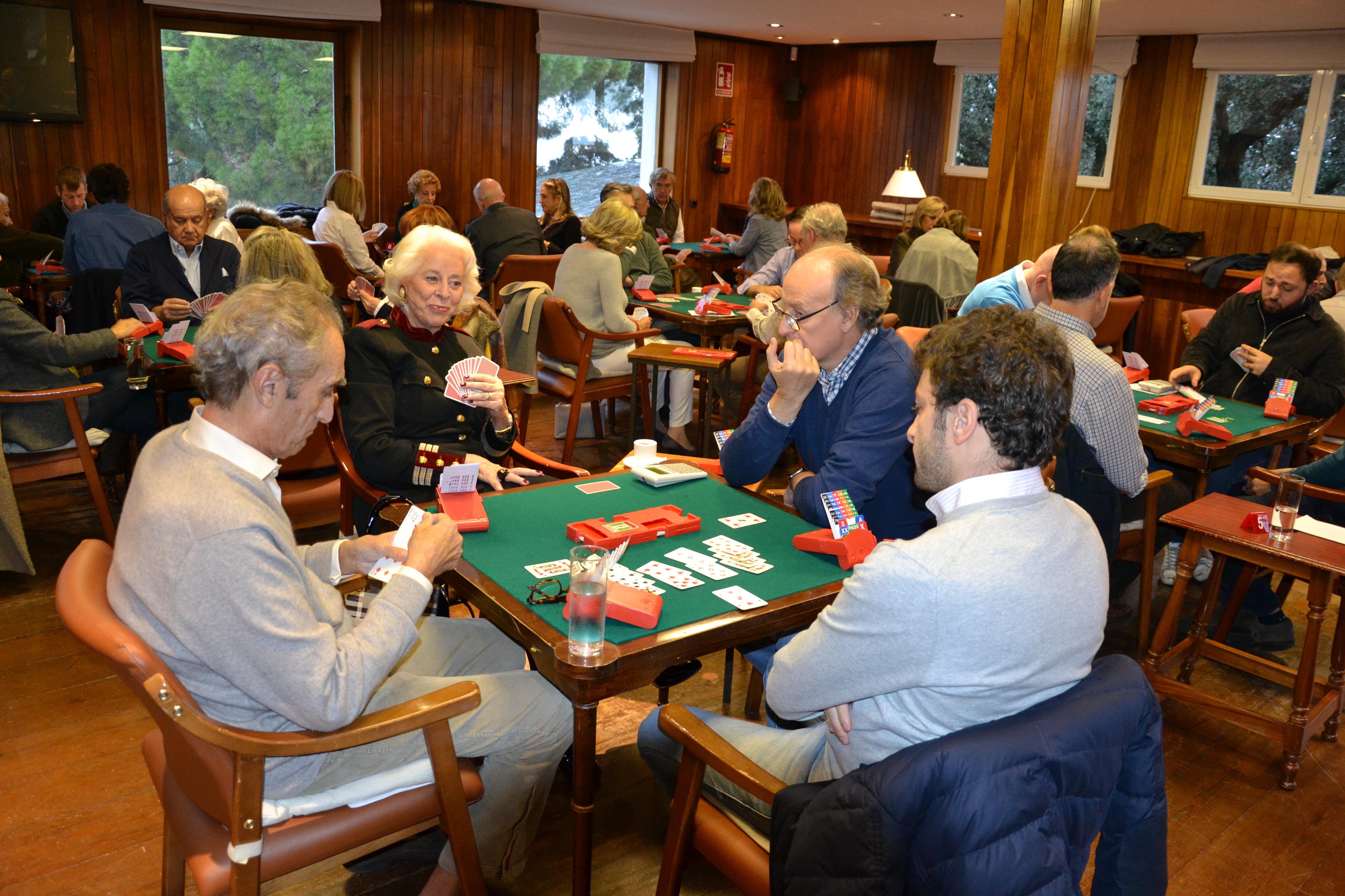 Vista de la Sala de Juego durante el Open de Bridge de 2019.