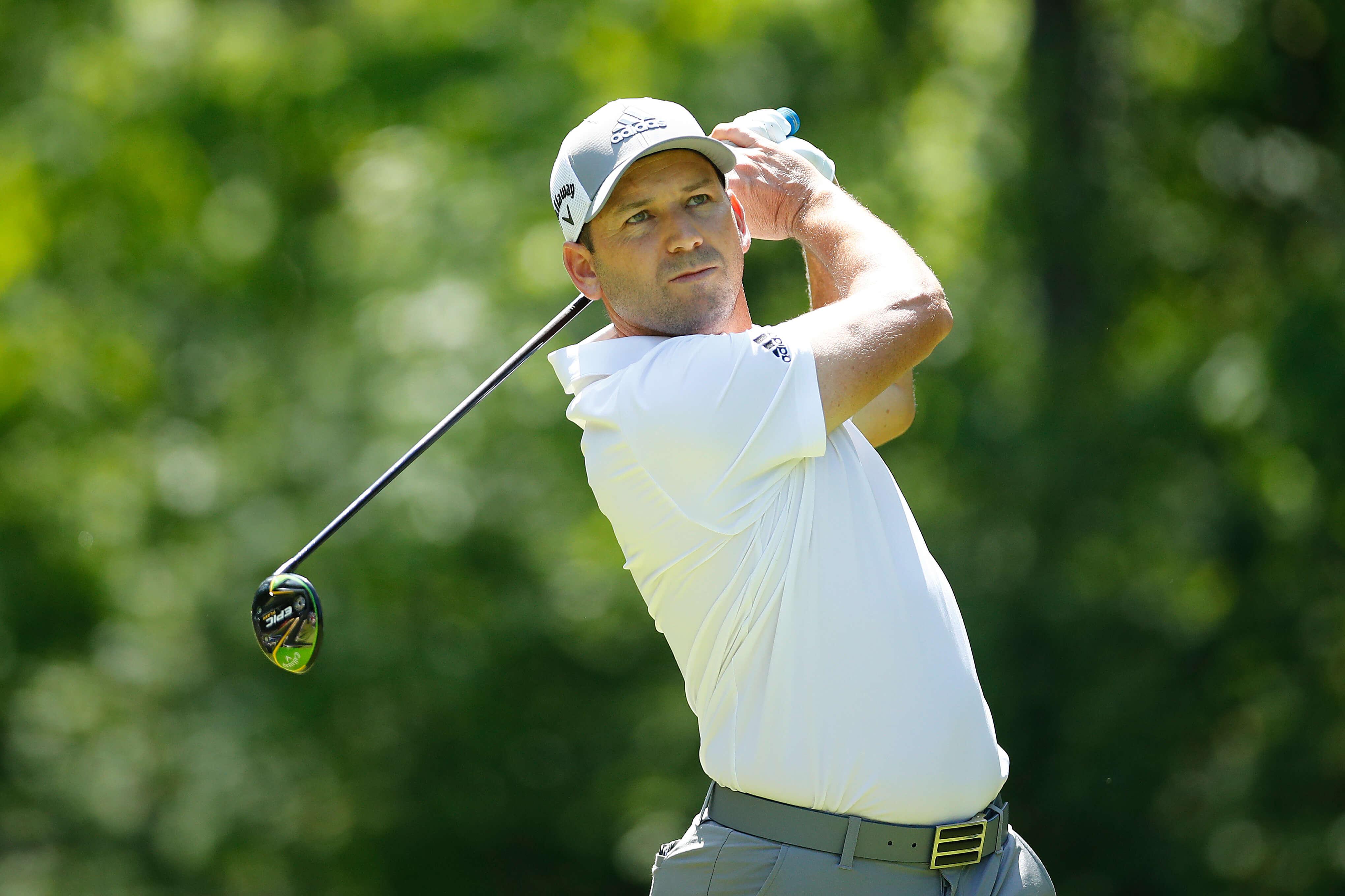 El golfista Sergio García, campeón del Open de España en 2002.