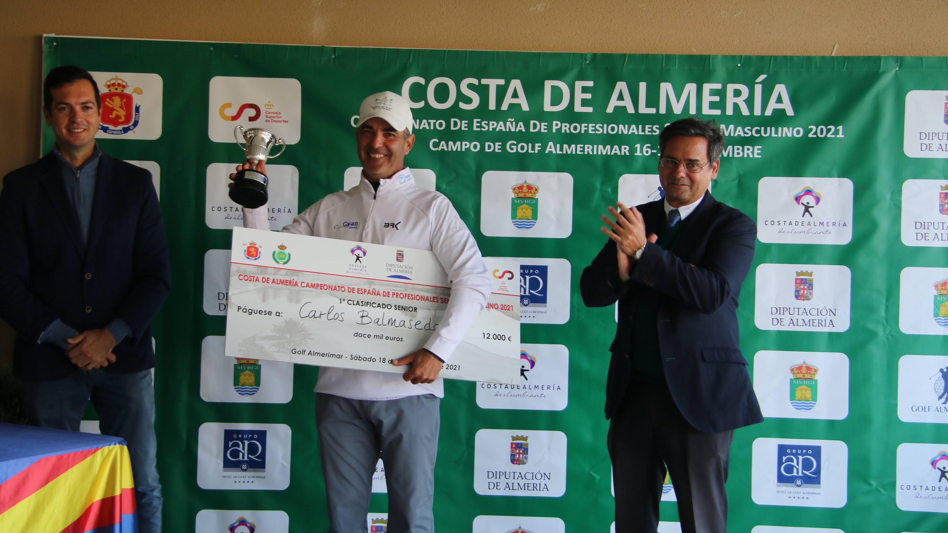 Carlos Balmaseda, campeón de España sénior de golf. Foto: Rfegolf