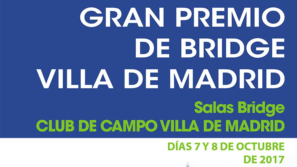 Cartel del Gran Premio Villa de Madrid