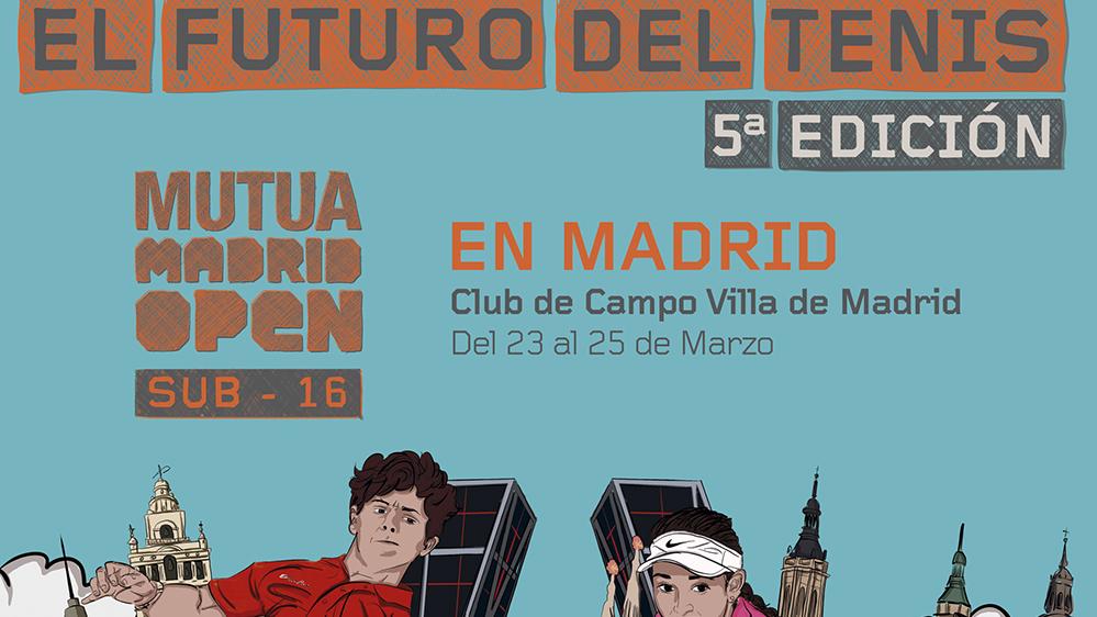 Cartel del Mutua Madrid Open Sub 16