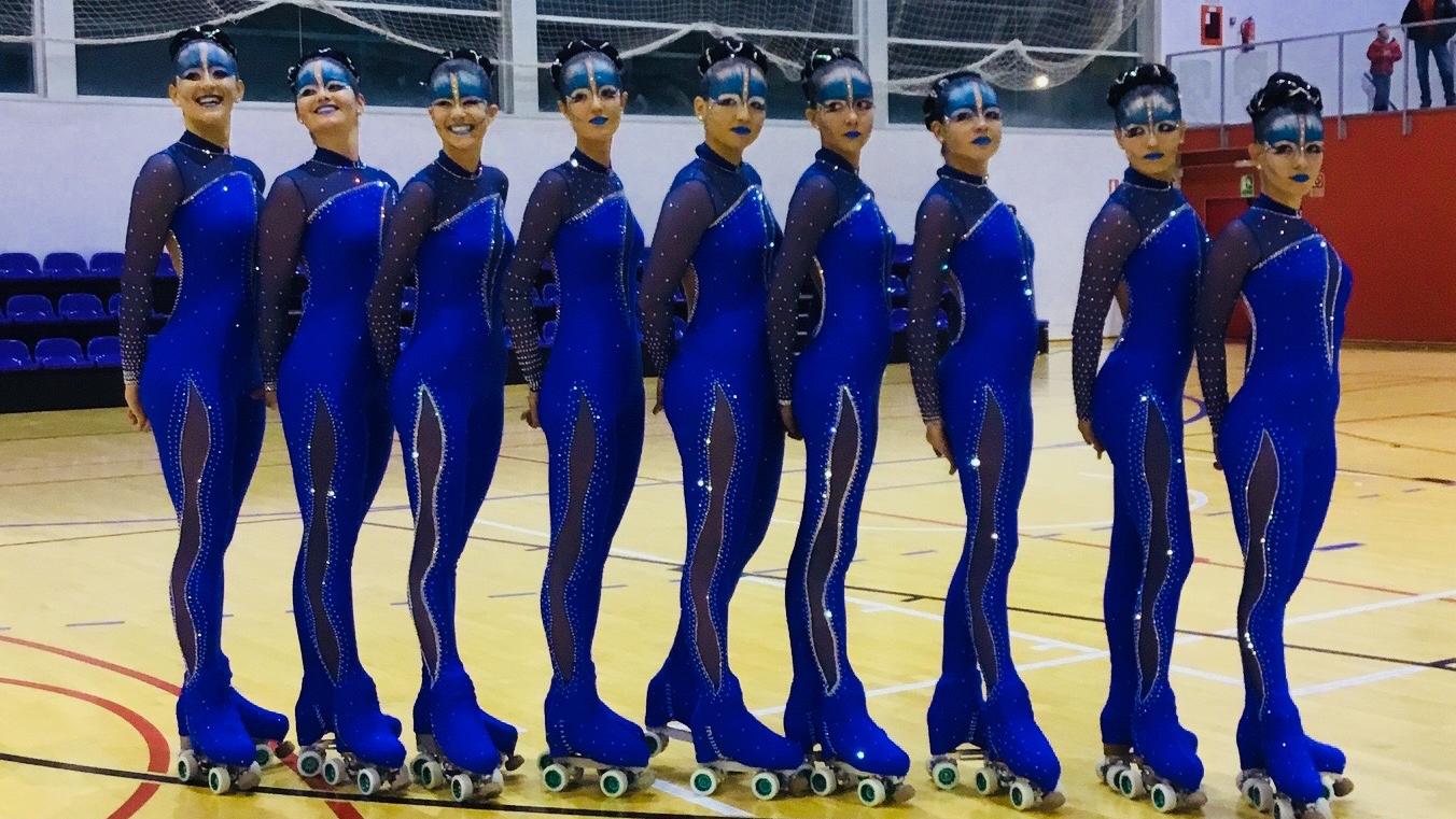 Equipo de patinadoras del Club de Campo