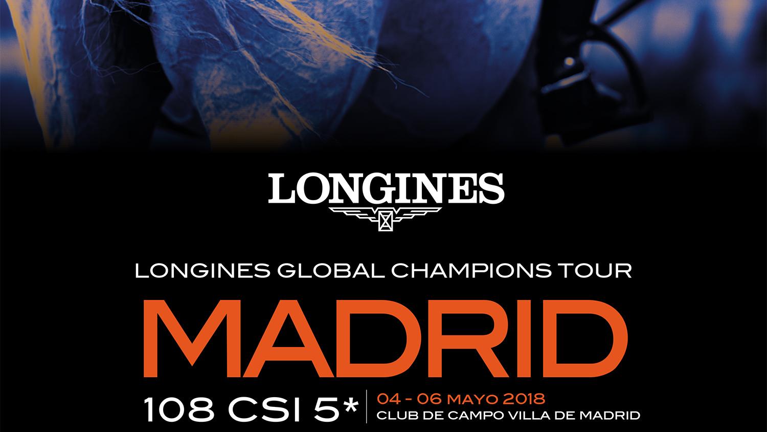 Cartel del CSI Madrid 5*-Longines Global Champions Tour