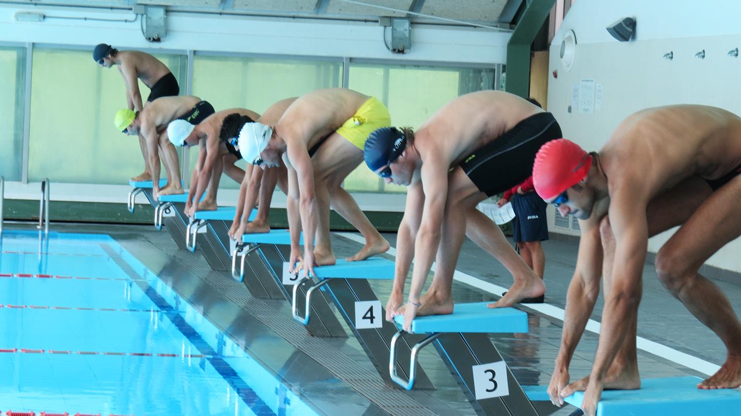 Salida de prueba de natación