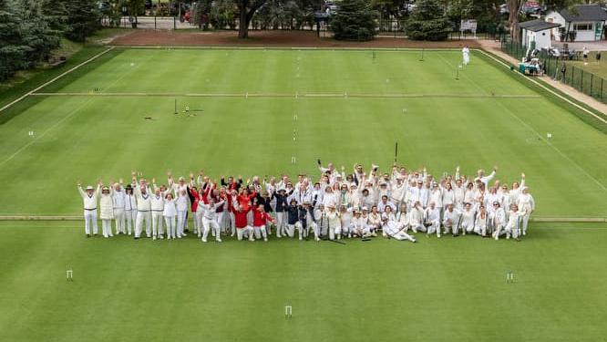 Inaugurados los tres nuevos campos de croquet