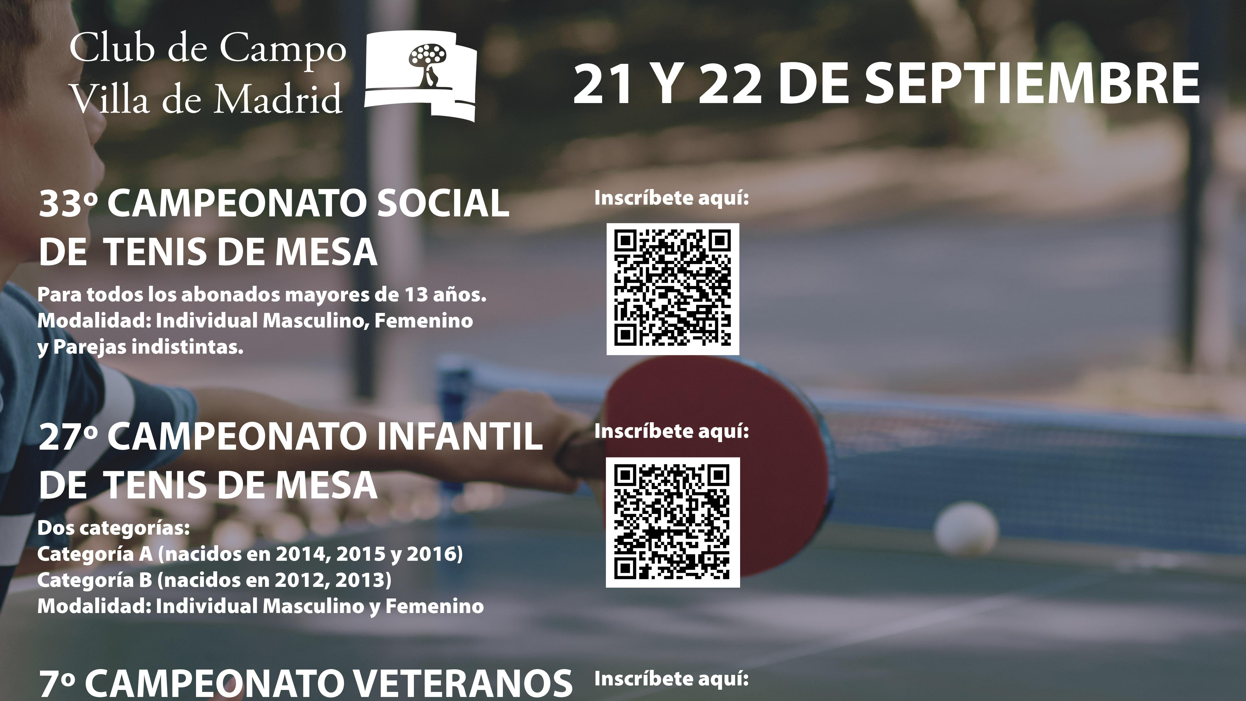 Campeonatos CCVM de Tenis de Mesa