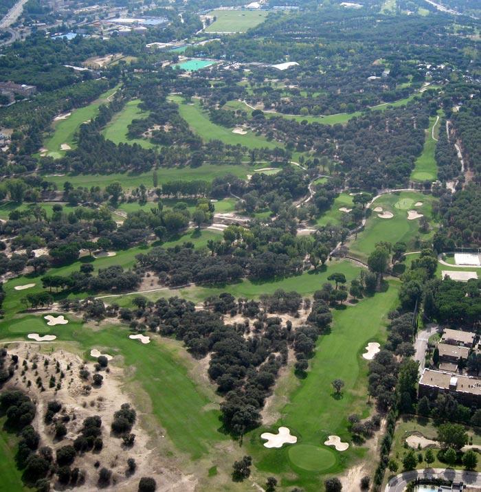 Vista aérea del Club de Campo