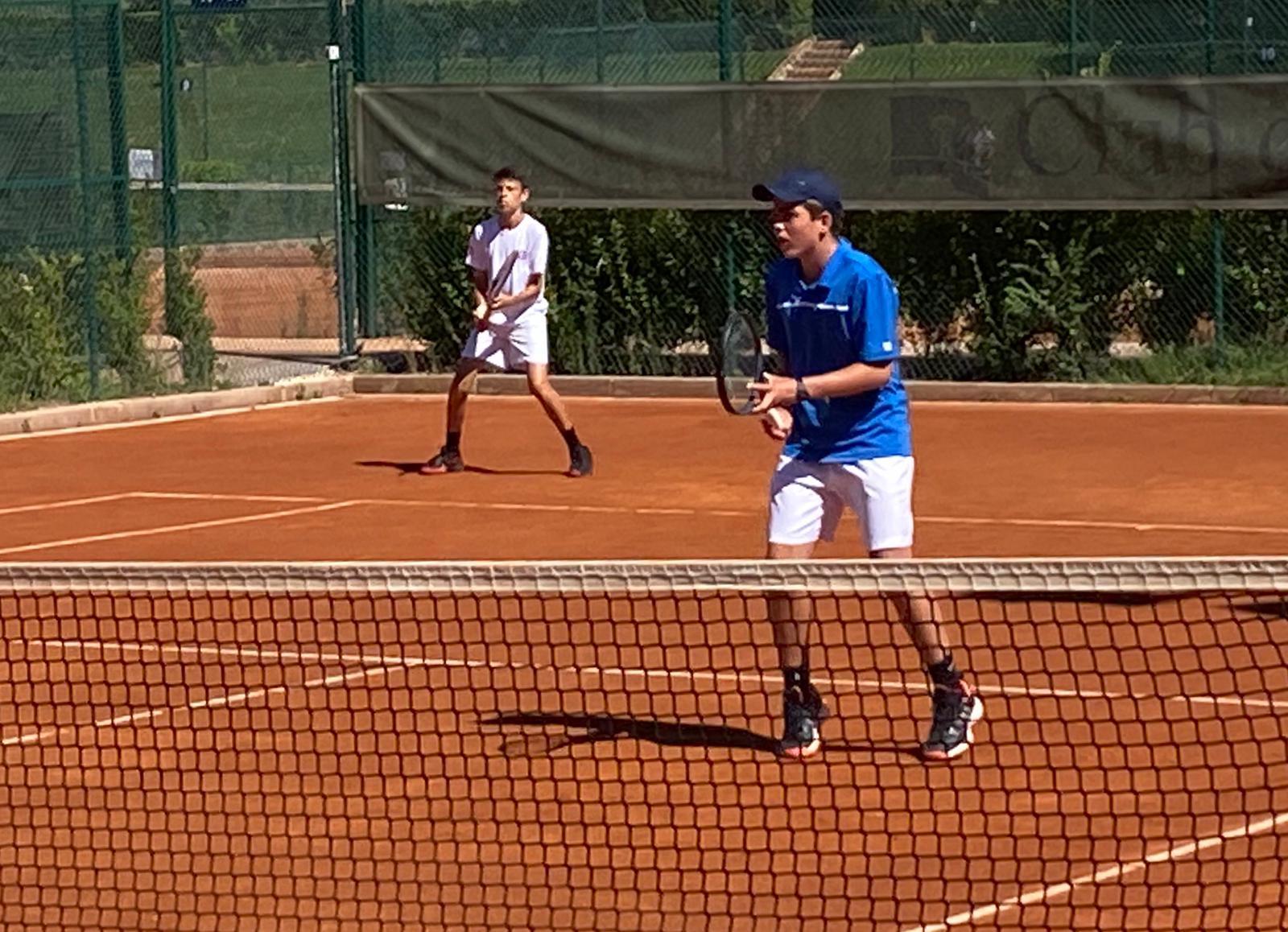 Los campeones de dobles, Luis Llorens (dcha.) y Bernardo Munk. Foto: FTM
