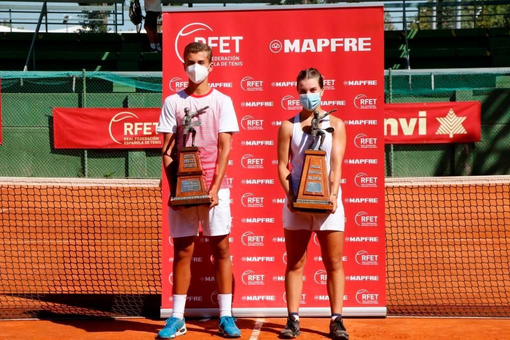 Rafael Segado y Marta Soriano, campeones de España en el Club. Foto: FTM