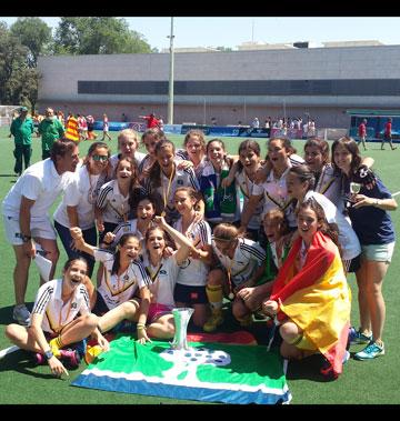 Campeones de España Cadetes Hockey Hierba