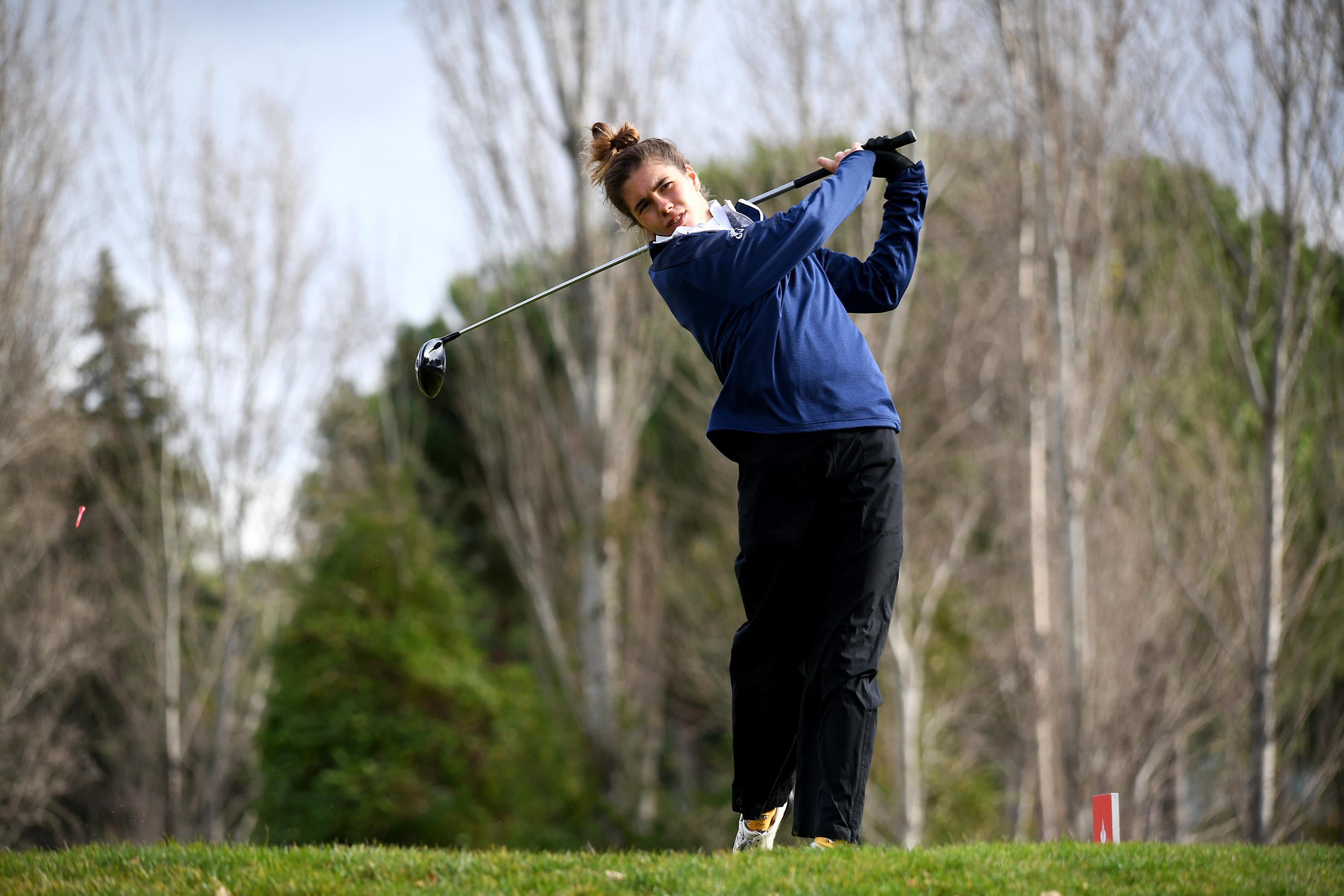 Blanca Fernández, durante el Campeonato de España de profesionales. Foto: RFEGOLF