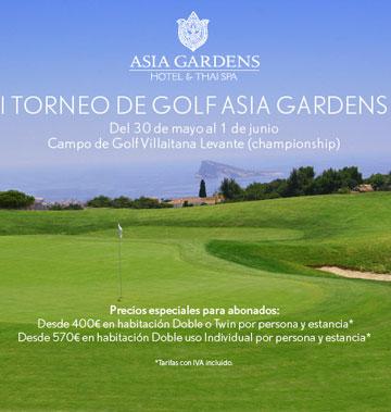 I TORNEO DE GOLF ASIA GARDENS