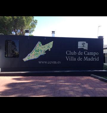 Nuevo plano del club en el golf.