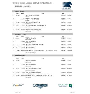 104 CSI 5* MADRID - LONGINES GCT