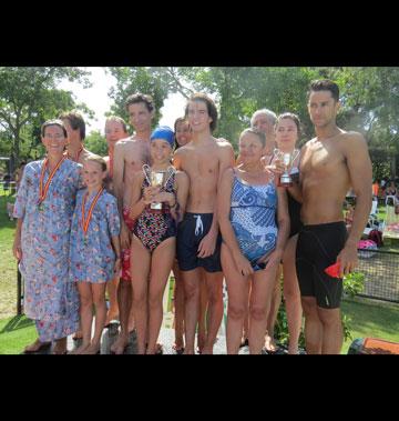 Campeonato social de natación