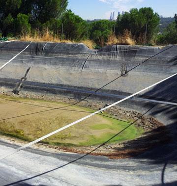 Balsas para riego del campo de golf