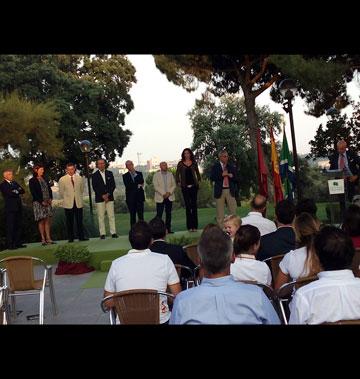 Juan Antonio Samaranch, Marisol Casado, José Perurena, Javier Revuelta, Santiago Deó, Gregorio Ramírez, Carlota Castrejana, Alejandro Blanco y Joaquín Ballesteros