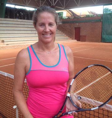 Leticia Almirall, campeona en el ITF del Club internacional de tenis en la categoría de +35