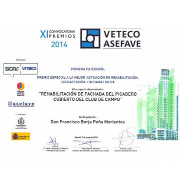 Acto de entrega de premios VETECO