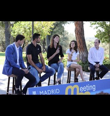 Raúl Chapado, Samuel García, Ruth Beitia, Ana Lozano y Javier Odriozola