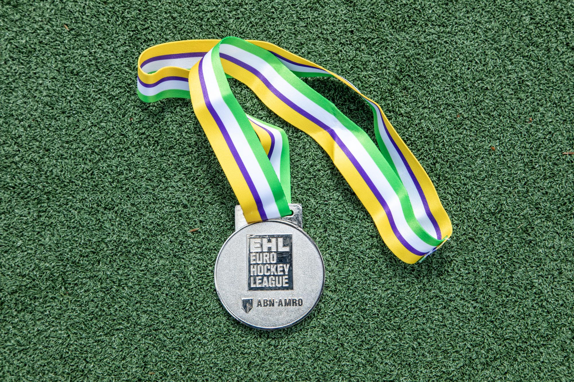 Medalla de plata de la Euro Hockey League 2021. Foto: Miguel Ros / CCVM