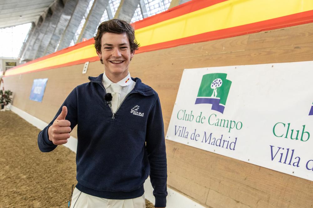 El jinete de 17 años Emilio García-Torres Solano. Foto: Miguel Ros / CCVM