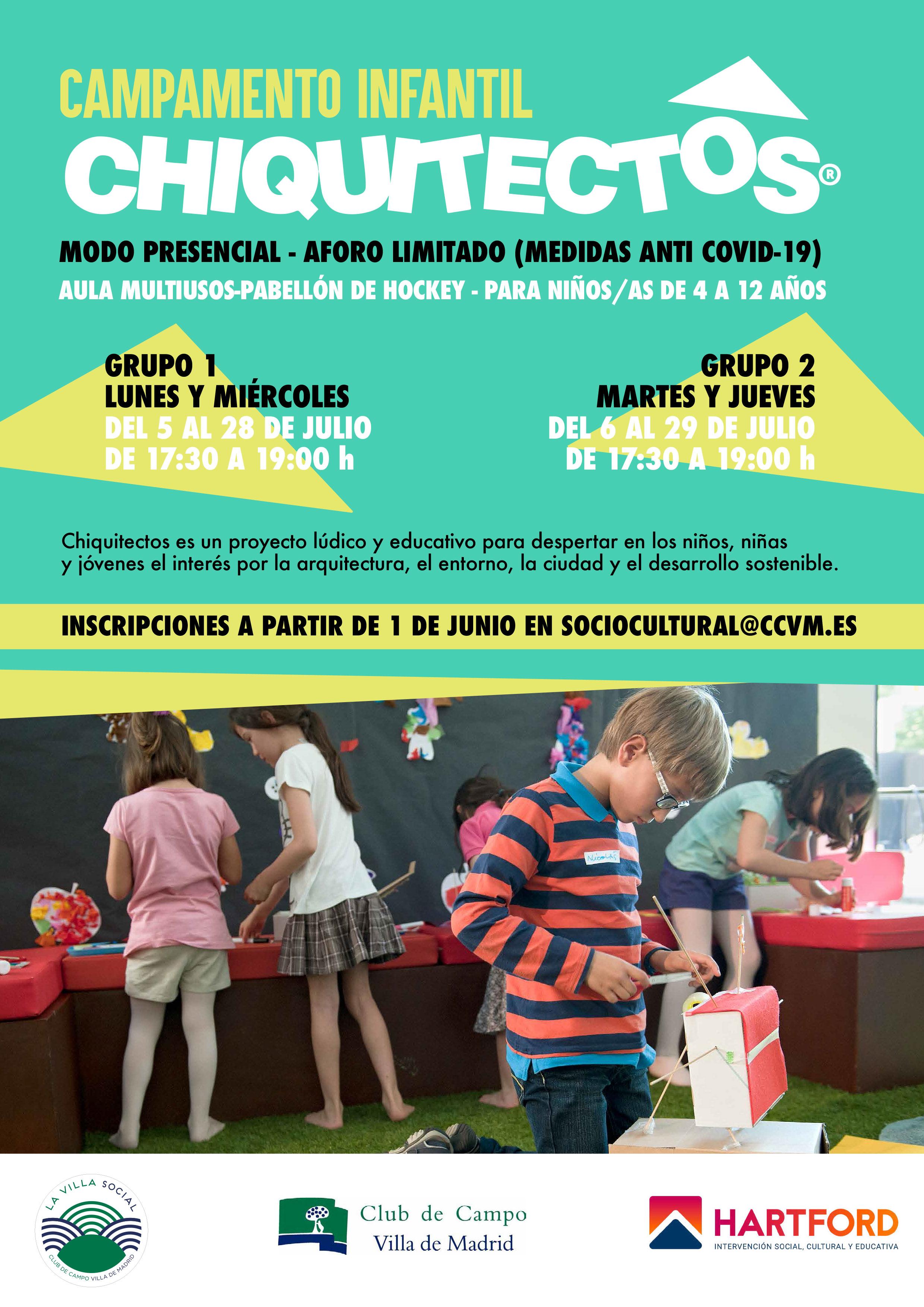 Campamento infantil Chiquitectos.