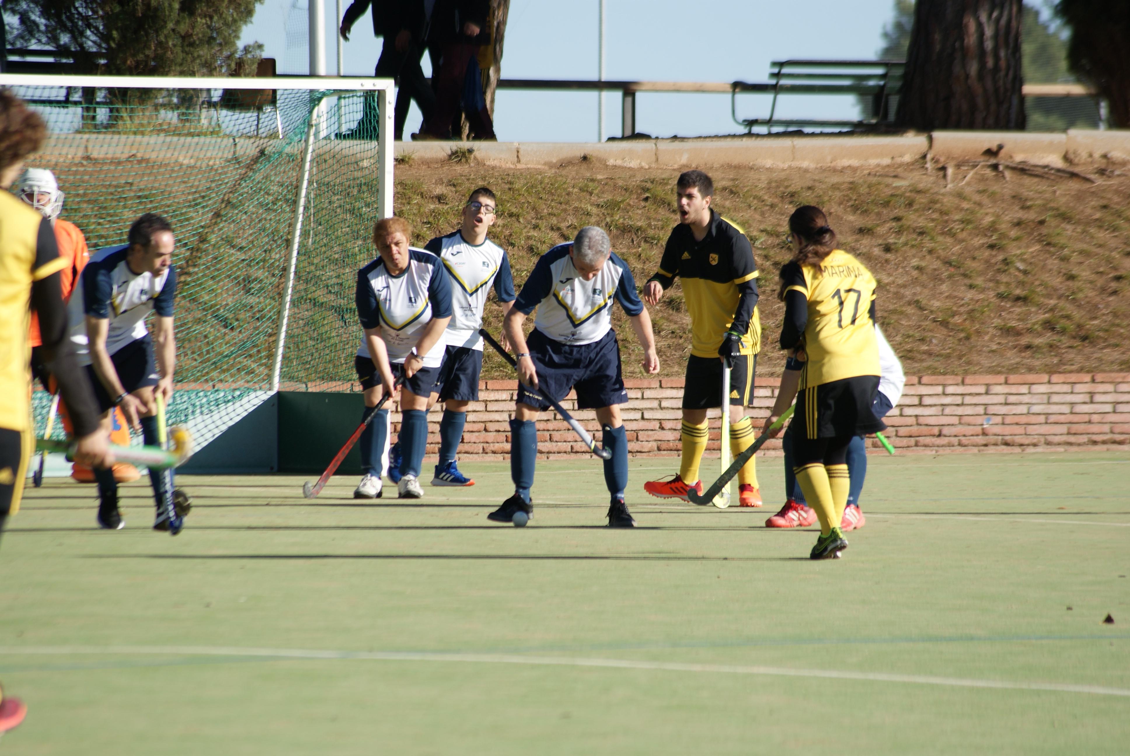 Partido del equipo de Special Hockey del Club durante la Copa Hockey+ 2019.