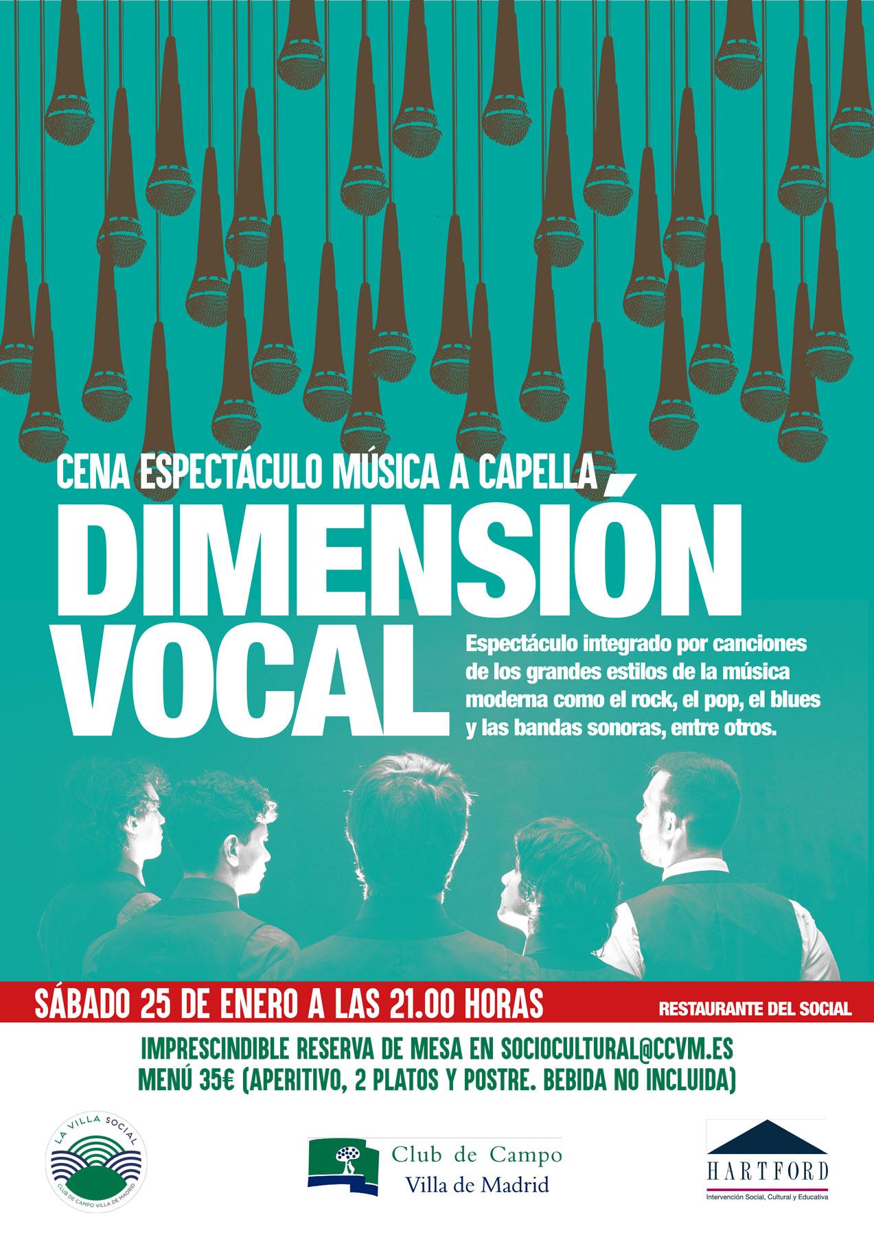 Cartel Dimensión Vocal.