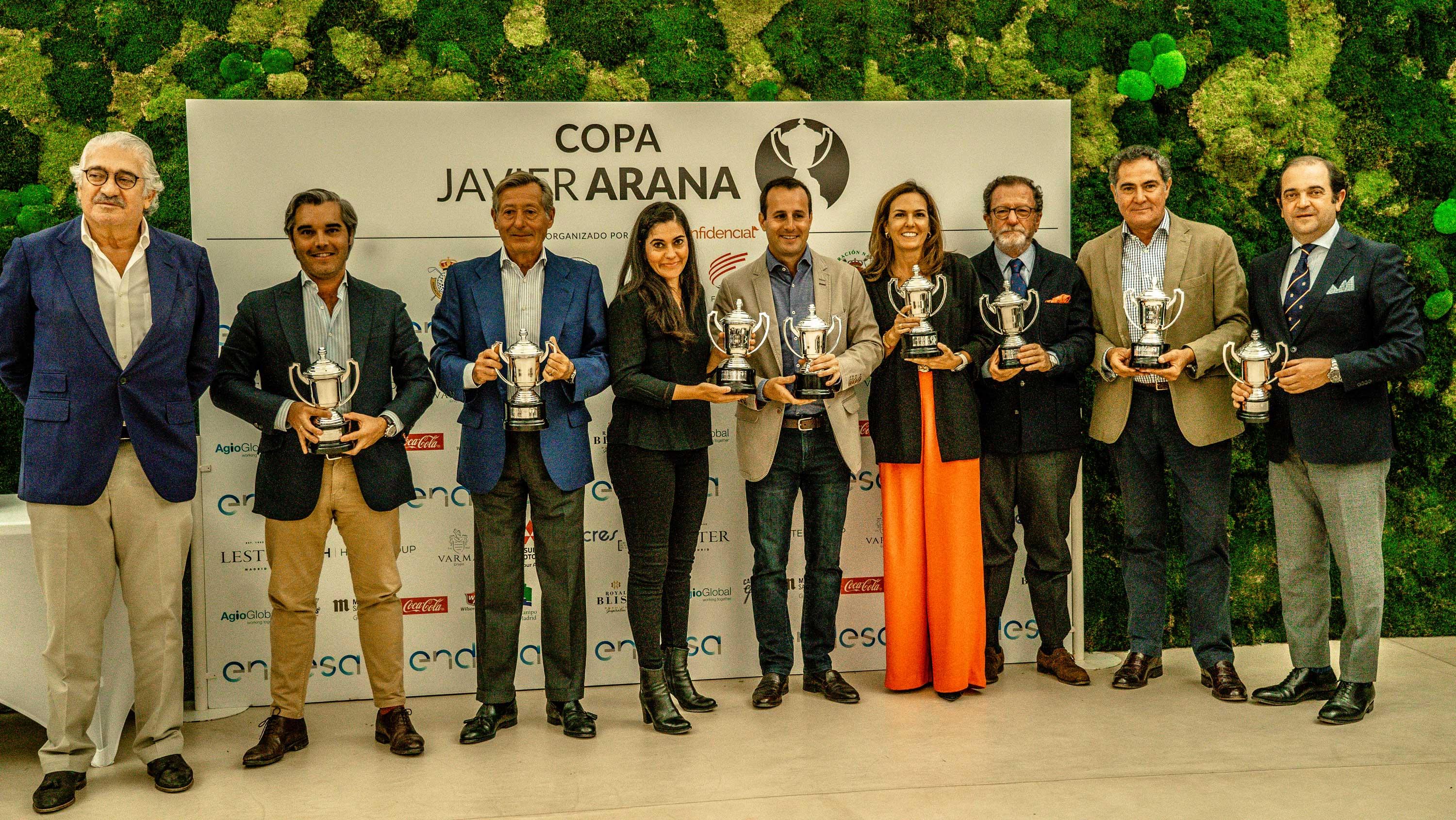 Entrega de premios de la Copa Javier Arana.