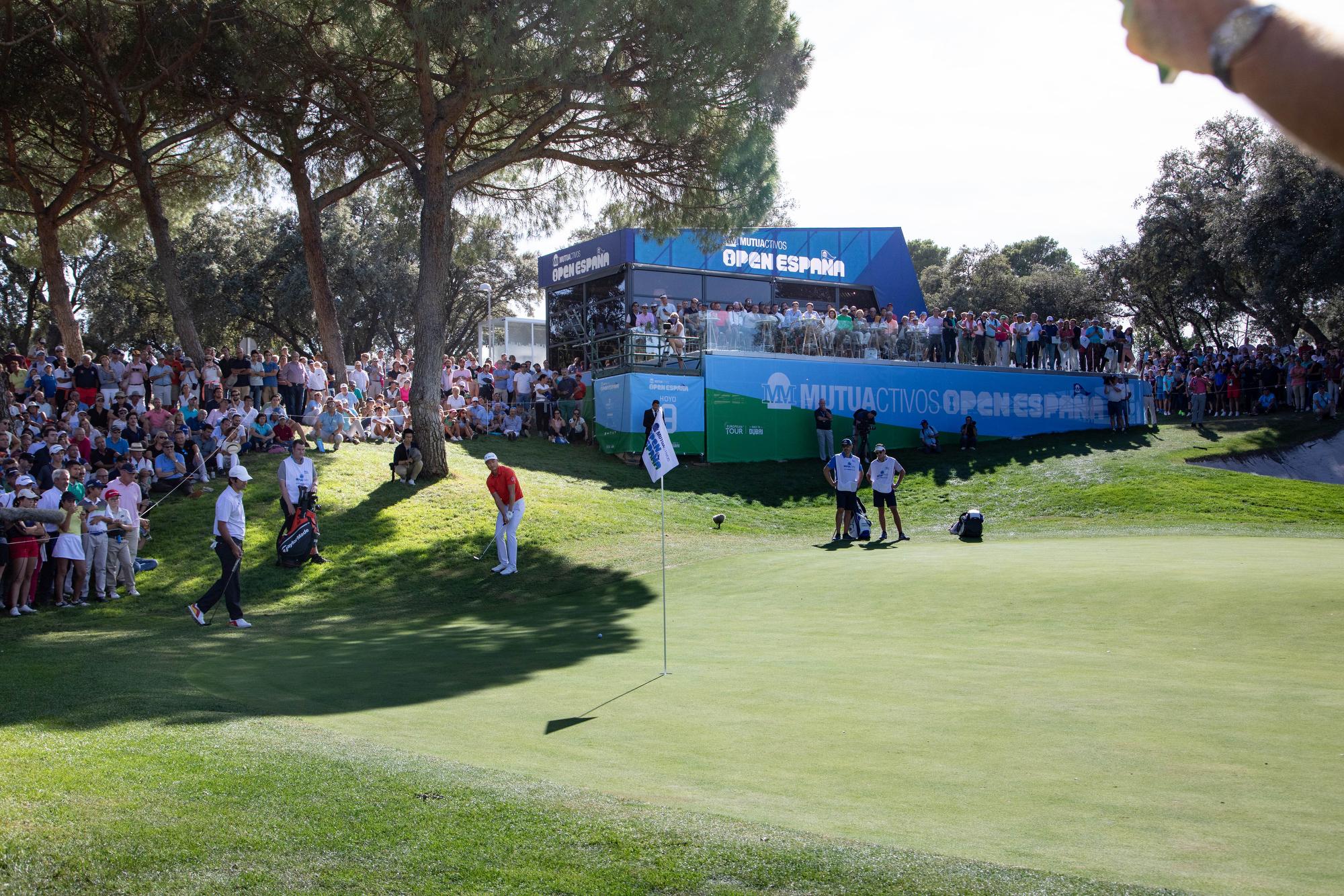 Gran afluencia de público en este primera jornada del Mutuactivos Open de España. Foto: Miguel Ros