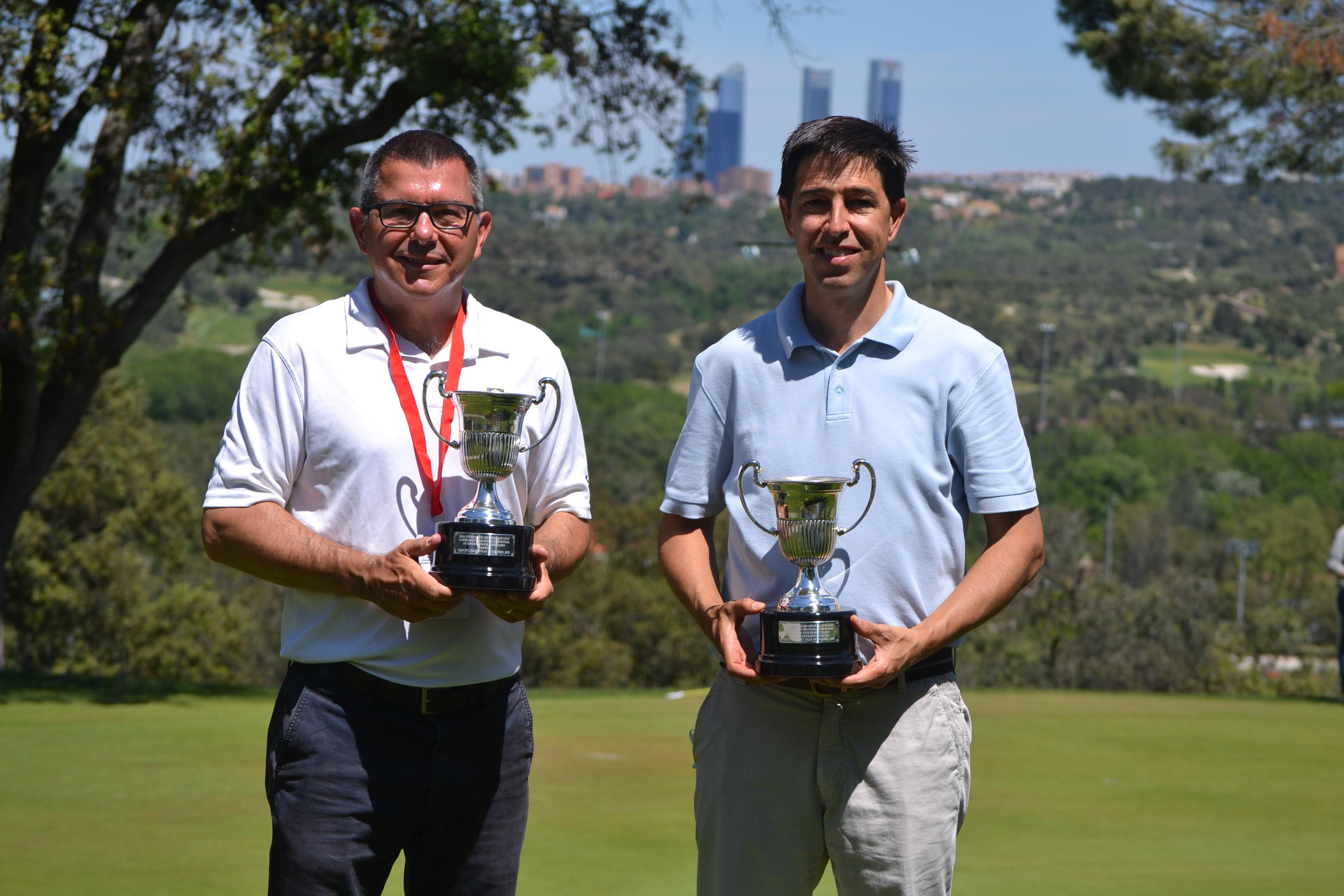 Jorge Rubio y Juan Leach, campeones nacionales en categoría Dobles. Foto: Rfegolf