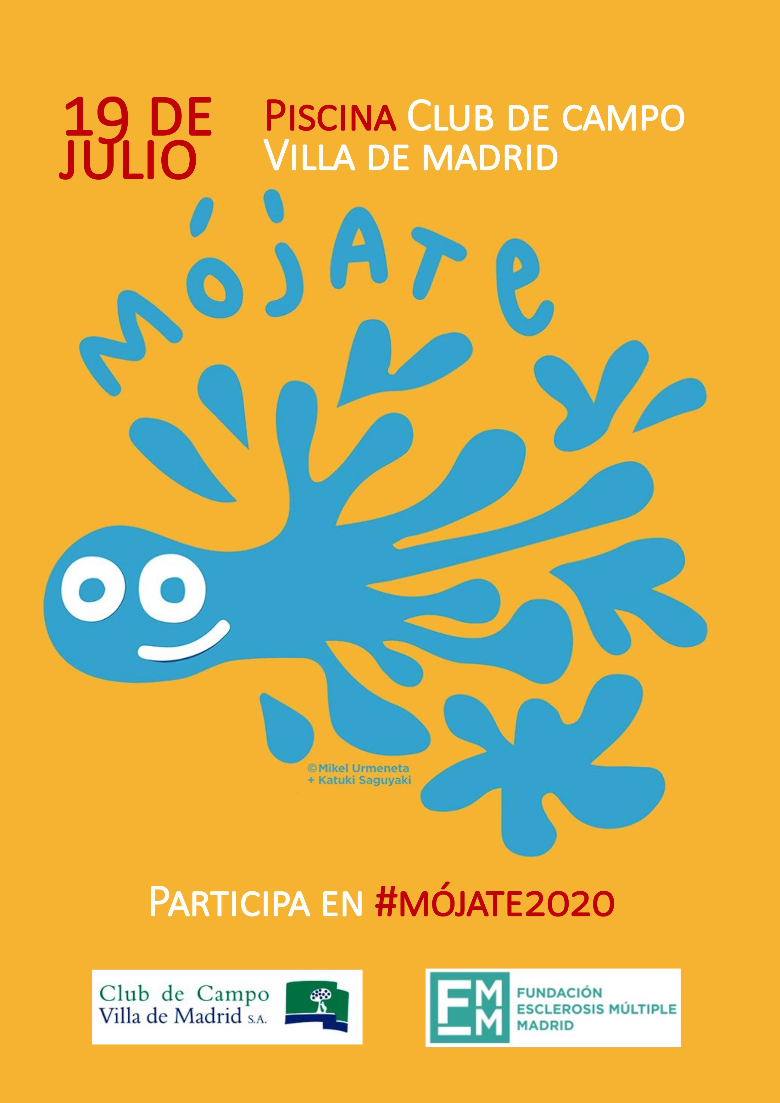 Cartel Mójate por la Esclerosis Múltiple 2020.