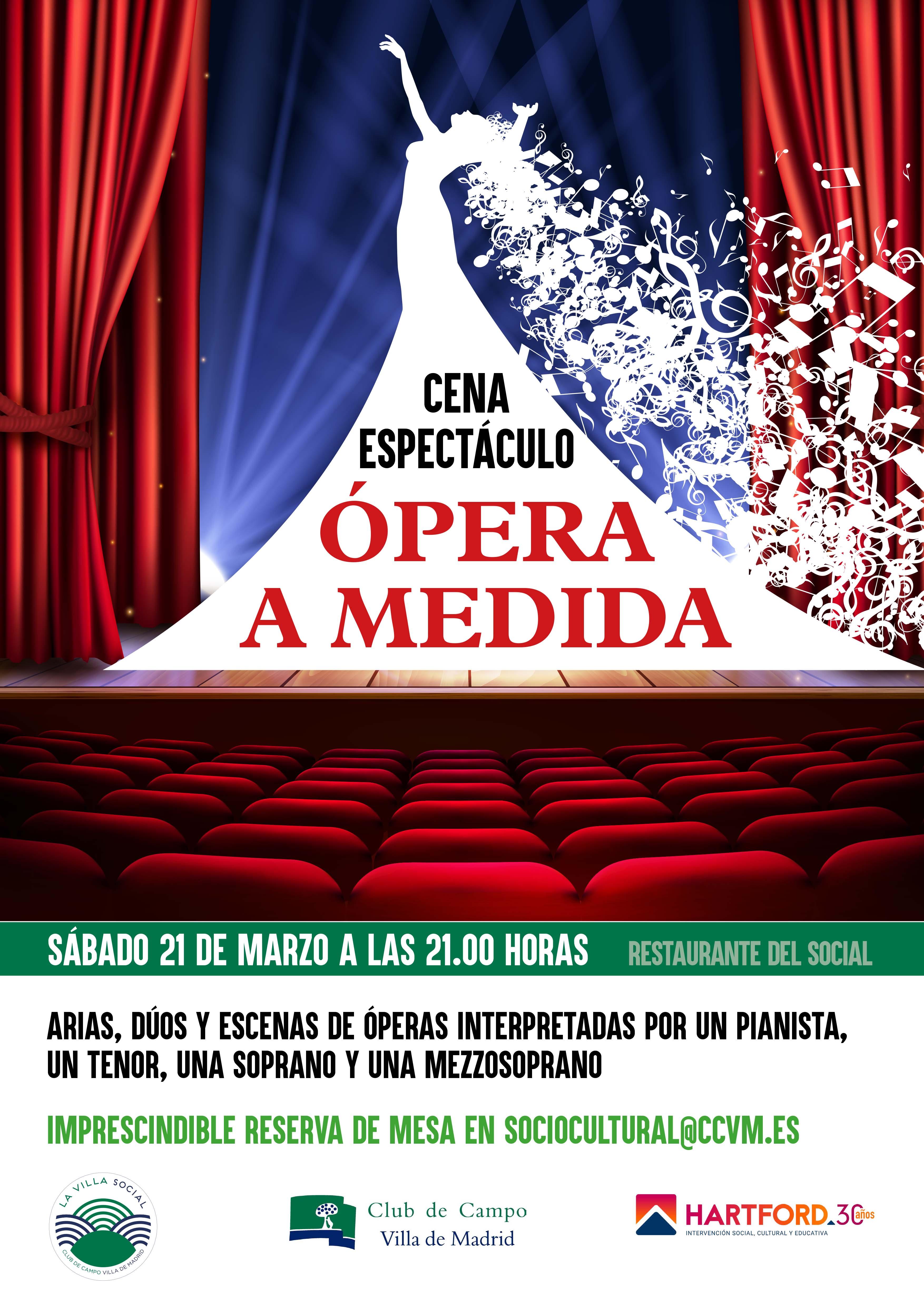 Cartel Ópera A Medida.